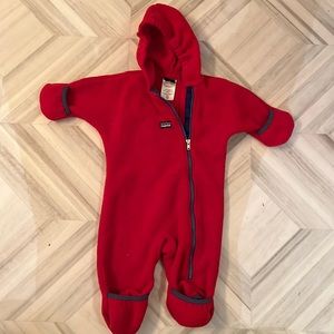 Patagonia fleece suit